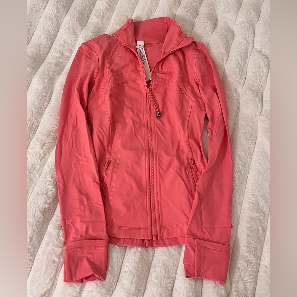 lululemon pink/coral Zip-Up Jacket